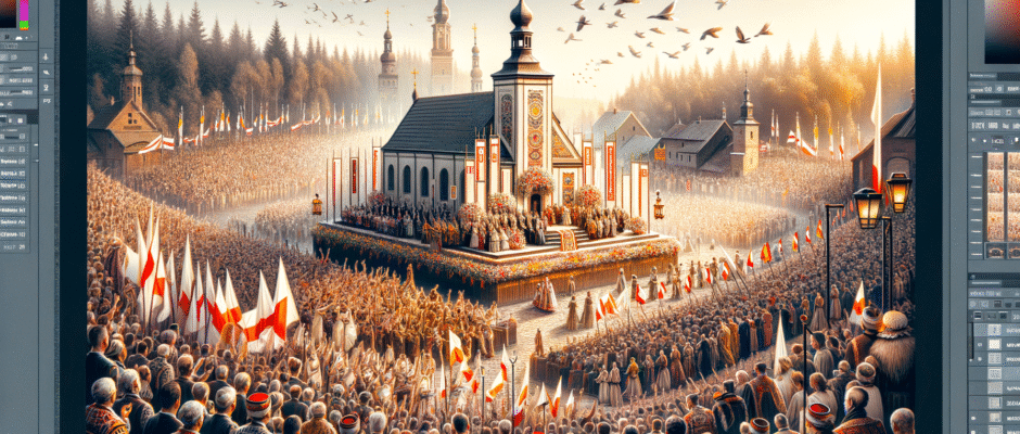 Wydarzenia kulturalne w województwie podlaskim: festiwal sztuki w Białymstoku, lokalne rzemiosło, emocjonująca atmosfera w regionie.