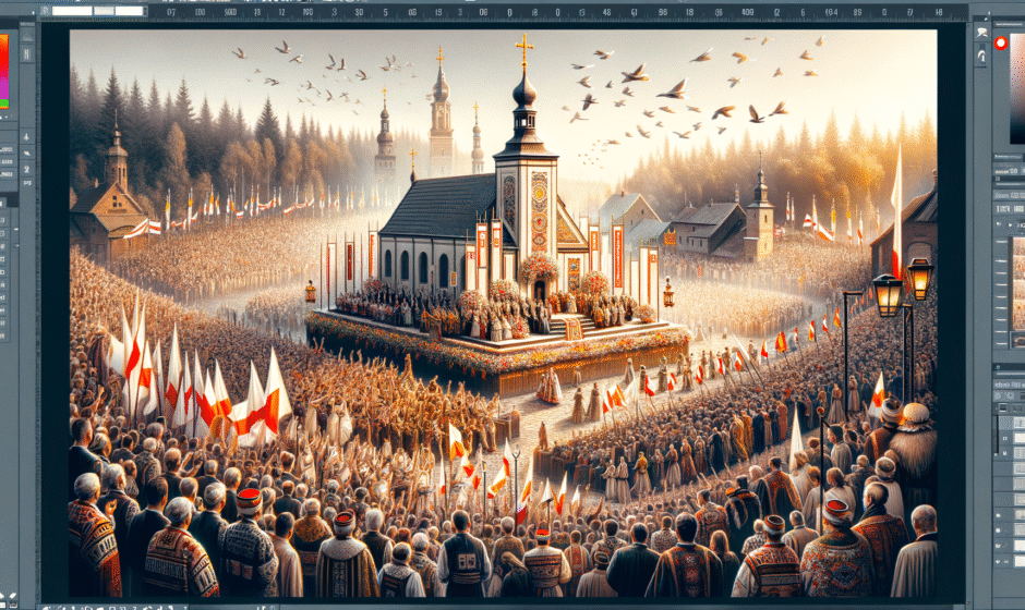 Wydarzenia kulturalne w województwie podlaskim: festiwal sztuki w Białymstoku, lokalne rzemiosło, emocjonująca atmosfera w regionie.